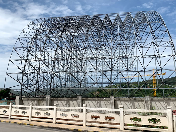 镇江山寨矿储煤棚网架